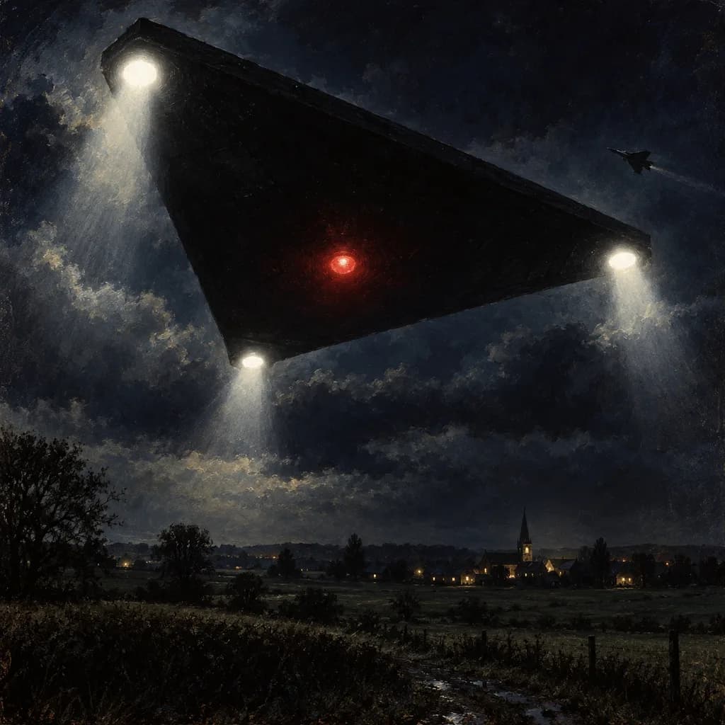 ベルギーのUFOのイメージ