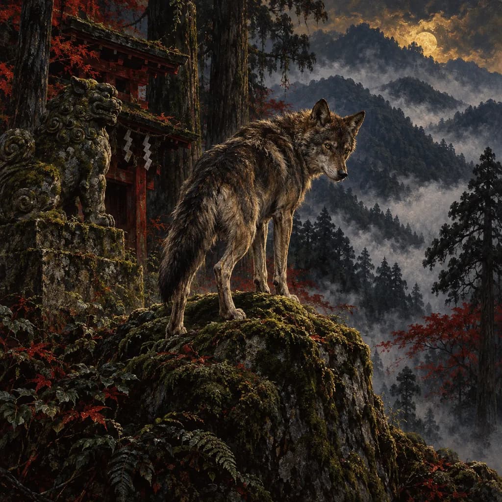 秩父野犬のイメージ