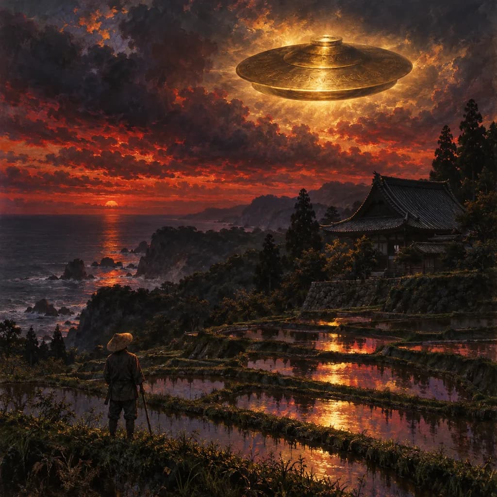 羽咋のUFO伝説のイメージ