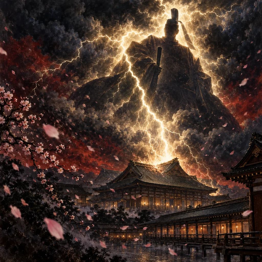 菅原道真の怨霊のイメージ